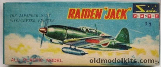 Sanwa 1/89 Mitsubishi J2M3 Raiden Jack, 123 plastic model kit
